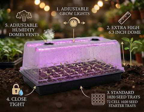 RooTrimmer 72-cell propagation tray supports robust root development