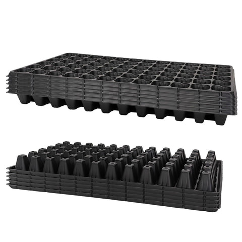 RooTrimmer 72-cell seed tray front view highlighting sturdy construction for long-lasting seed starting