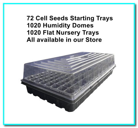 RooTrimmer black 72-cell tray absorbs light to support steady root development