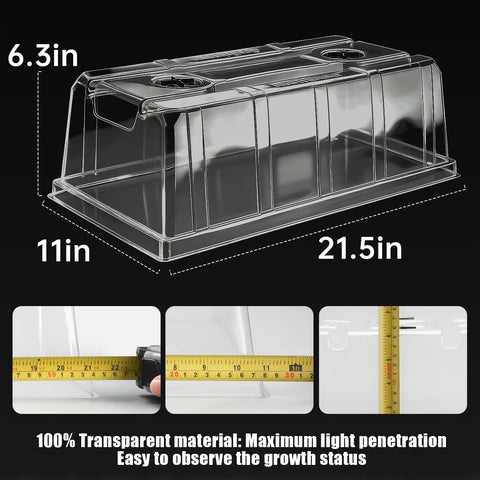 RooTrimmer BPA-free PET dome designed for durable reuse.
