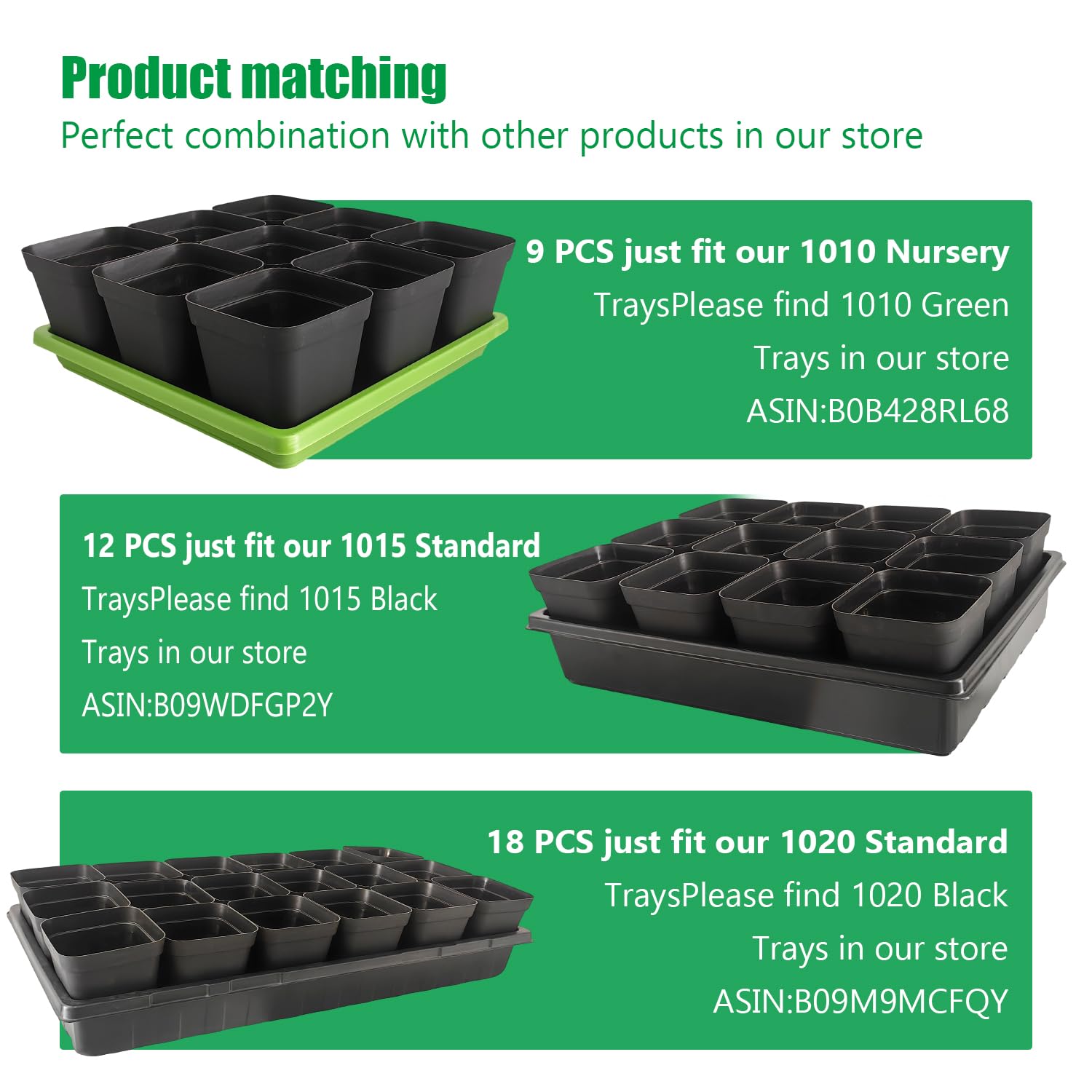 RooTrimmer brand quality square nursery pots offering affordable propagation solution.