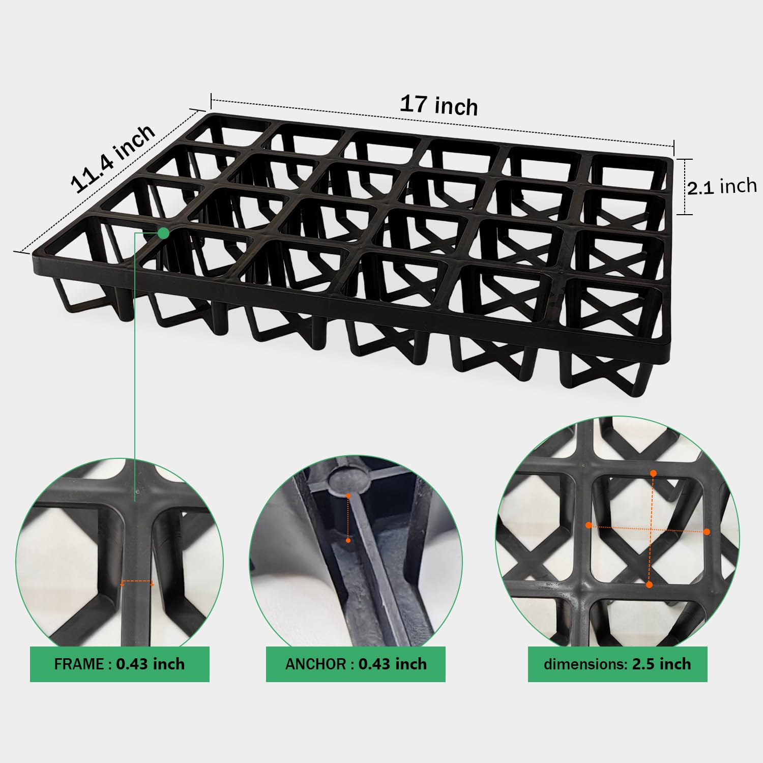 RooTrimmer carry tray for small pots, makes moving pots effortless