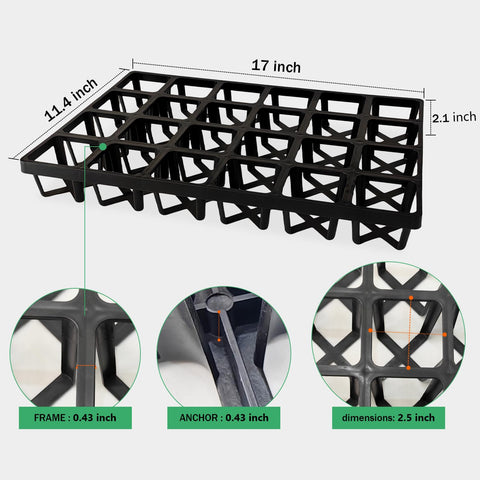 RooTrimmer carry tray for small pots, makes moving pots effortless