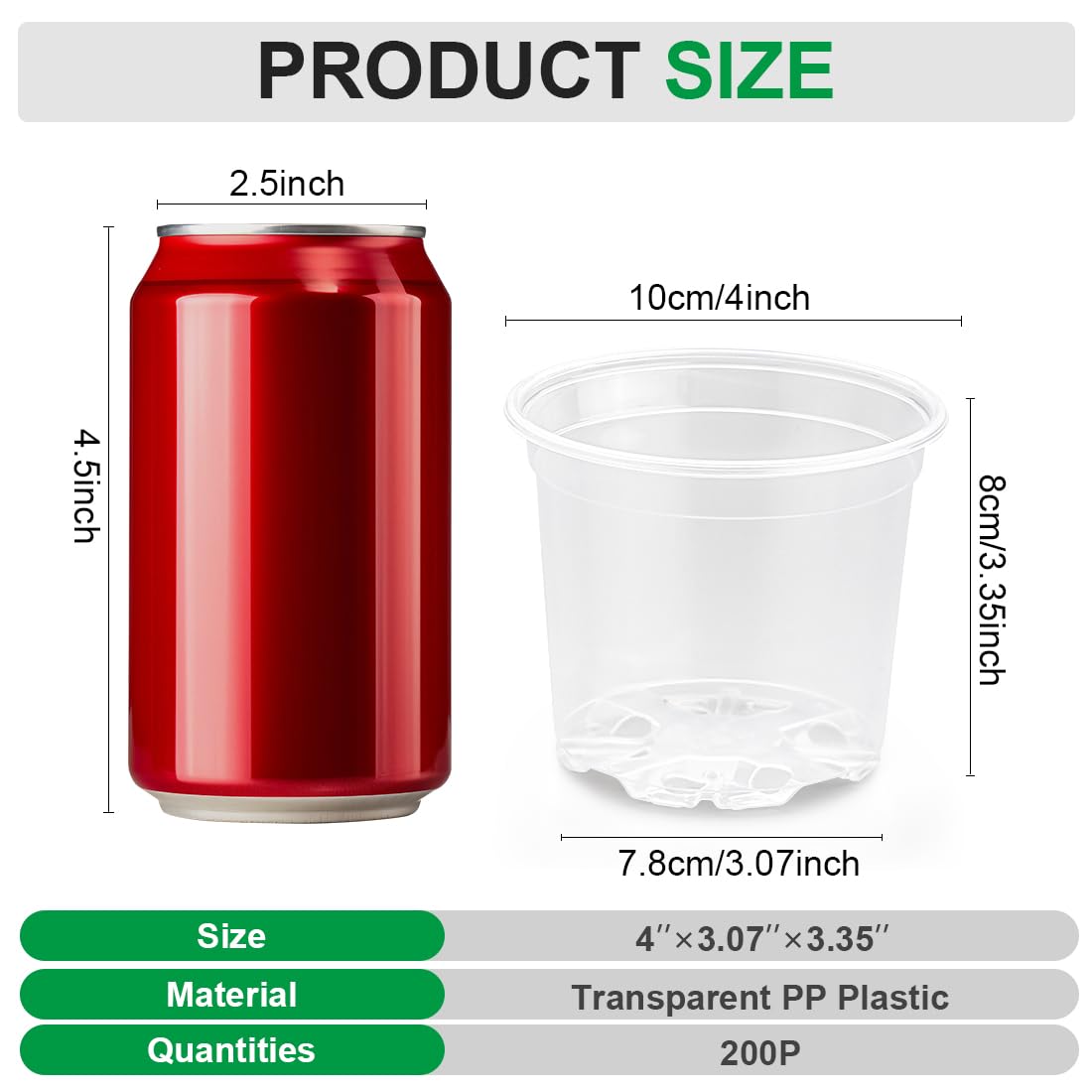 RooTrimmer clear seed starter pot provides visibility for moisture and roots.