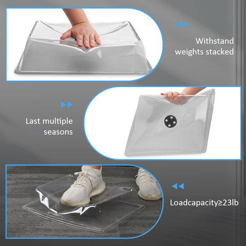 RooTrimmer crystal-clear plastic lets you monitor progress without disturbing seedlings.