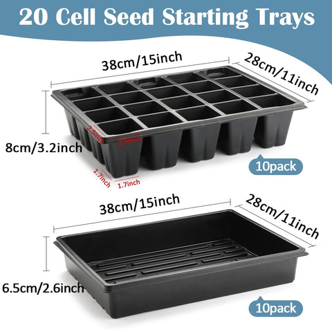 RooTrimmer deep 3.5-inch plug tray supports stronger root development