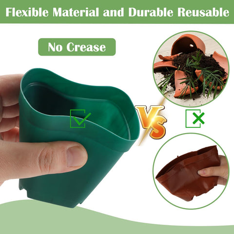 RooTrimmer interconnected drainage channels promote even watering