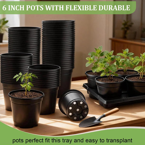 RooTrimmer pots have drainage holes and channels for moisture control.