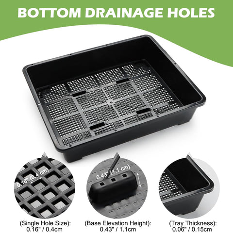 RooTrimmer drainage-mesh-bottom design promotes airflow and reduces overwatering.