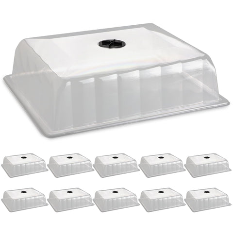 RooTrimmer drip-proof rim keeps your workspace clean during seed starting.