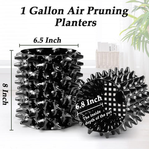 RooTrimmer durable plastic construction highlighted for long-lasting garden use.