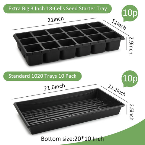 RooTrimmer durable plastic trays built for long-term use
