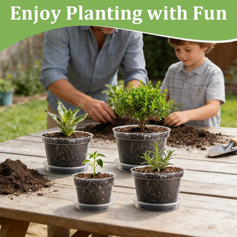 RooTrimmer durable PP plastic pot resists cracks and fading