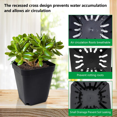 RooTrimmer durable reusable plastic seedling pots for long-lasting gardening.
