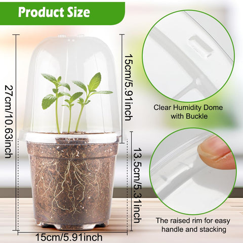RooTrimmer durable reusable PP plastic pots for indoor or outdoor use.