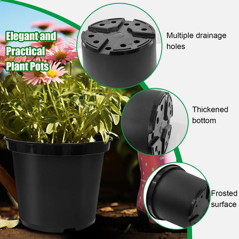 RooTrimmer durable rolled-rim pot offers long-lasting use and easy carrying.