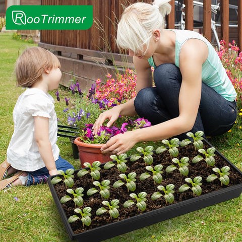 RooTrimmer durable seed trays designed for reuse across seasons.