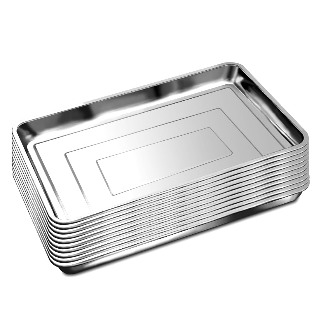 Easy-clean RooTrimmer stainless steel tray ready for reuse