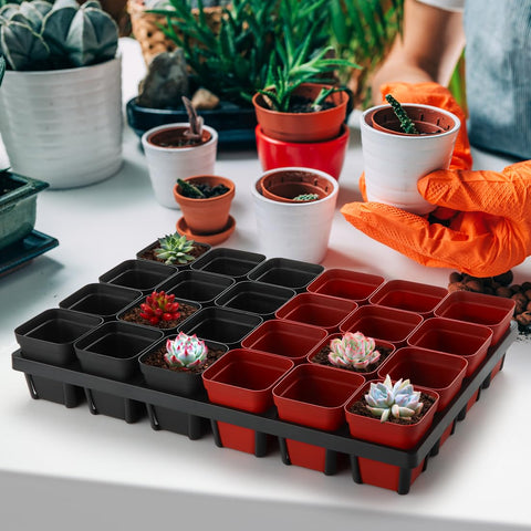 RooTrimmer easy-move tray, transfer multiple pots in one go
