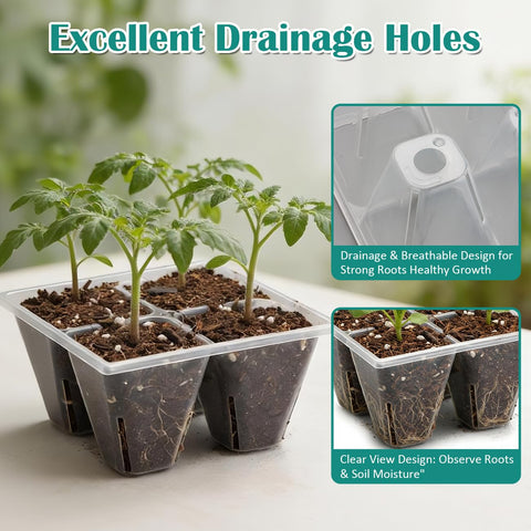 RooTrimmer base tray supports easy transplant setups.
