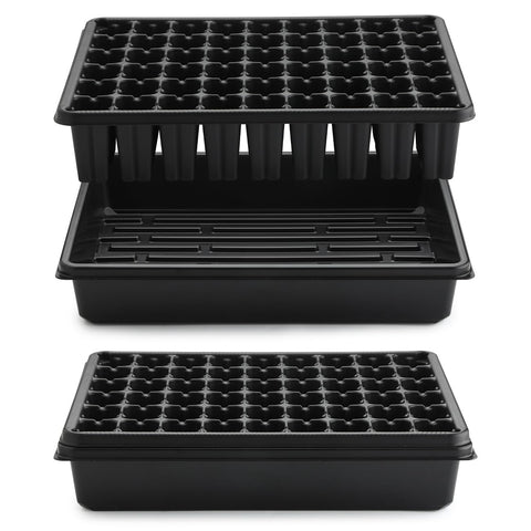 RooTrimmer 54-cell deep trays with 2.8 inch cells promote strong roots and efficient sowing.