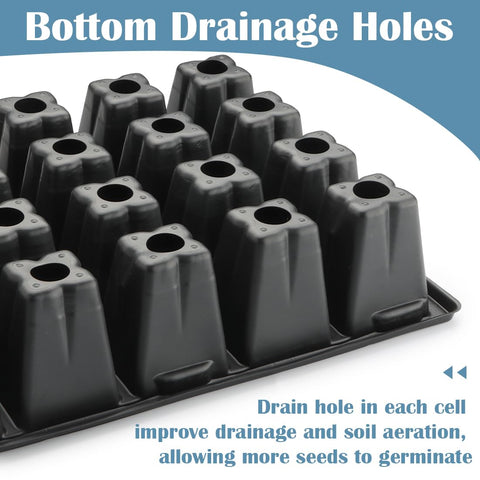 RooTrimmer flat tray without drainage holes for controlled watering