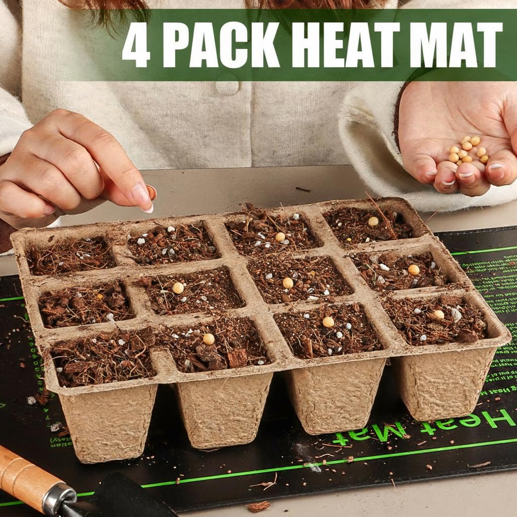 Rootrimmer graphene heating layer provides consistent warmth for seedlings.