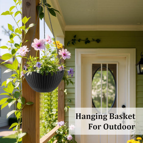 RooTrimmer hanging chain and plug enable quick, secure installation.