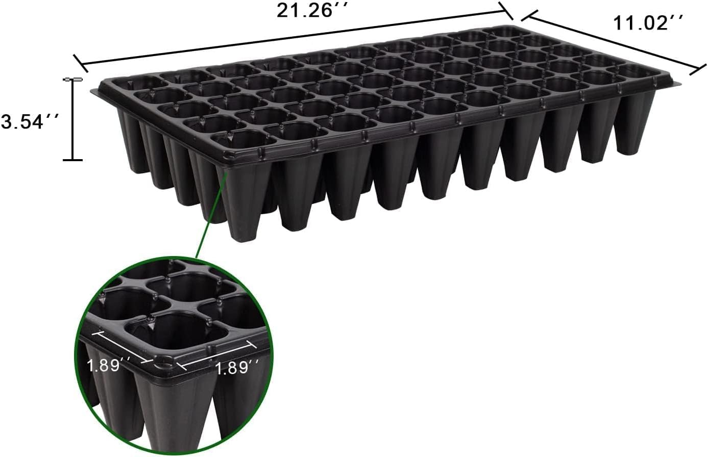 RooTrimmer compatible with heat mats and domes for efficient germination.