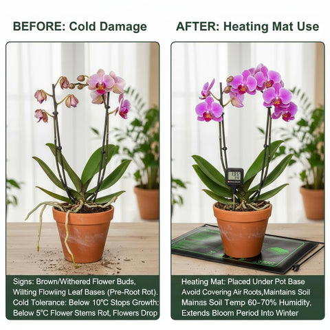 RooTrimmer heating mat in a hydroponics configuration