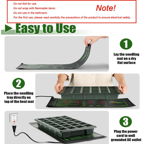 RooTrimmer mat used in an indoor garden setup
