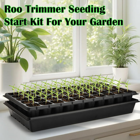 RooTrimmer heavy-duty plastic tray withstands repeated use in busy nurseries.