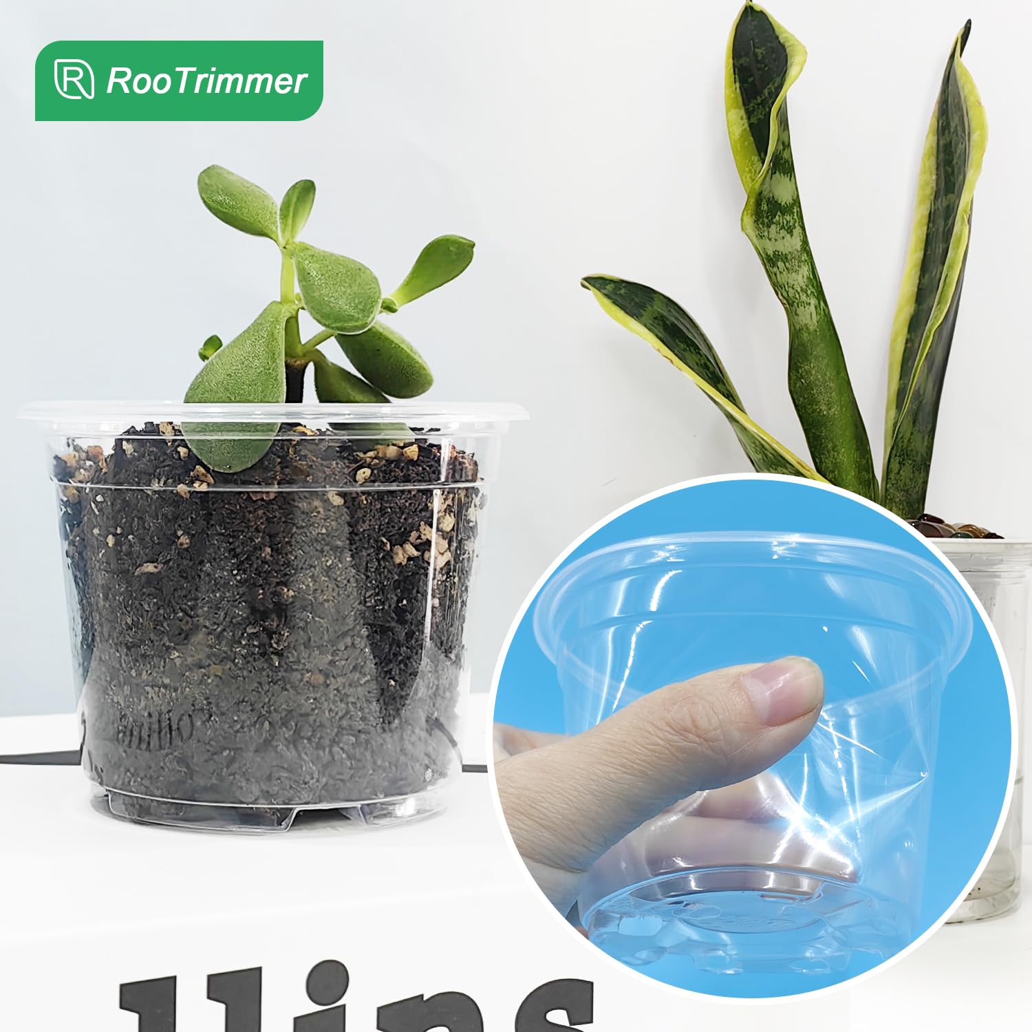RooTrimmer high-quality plastic seed starter pot designed for reuse