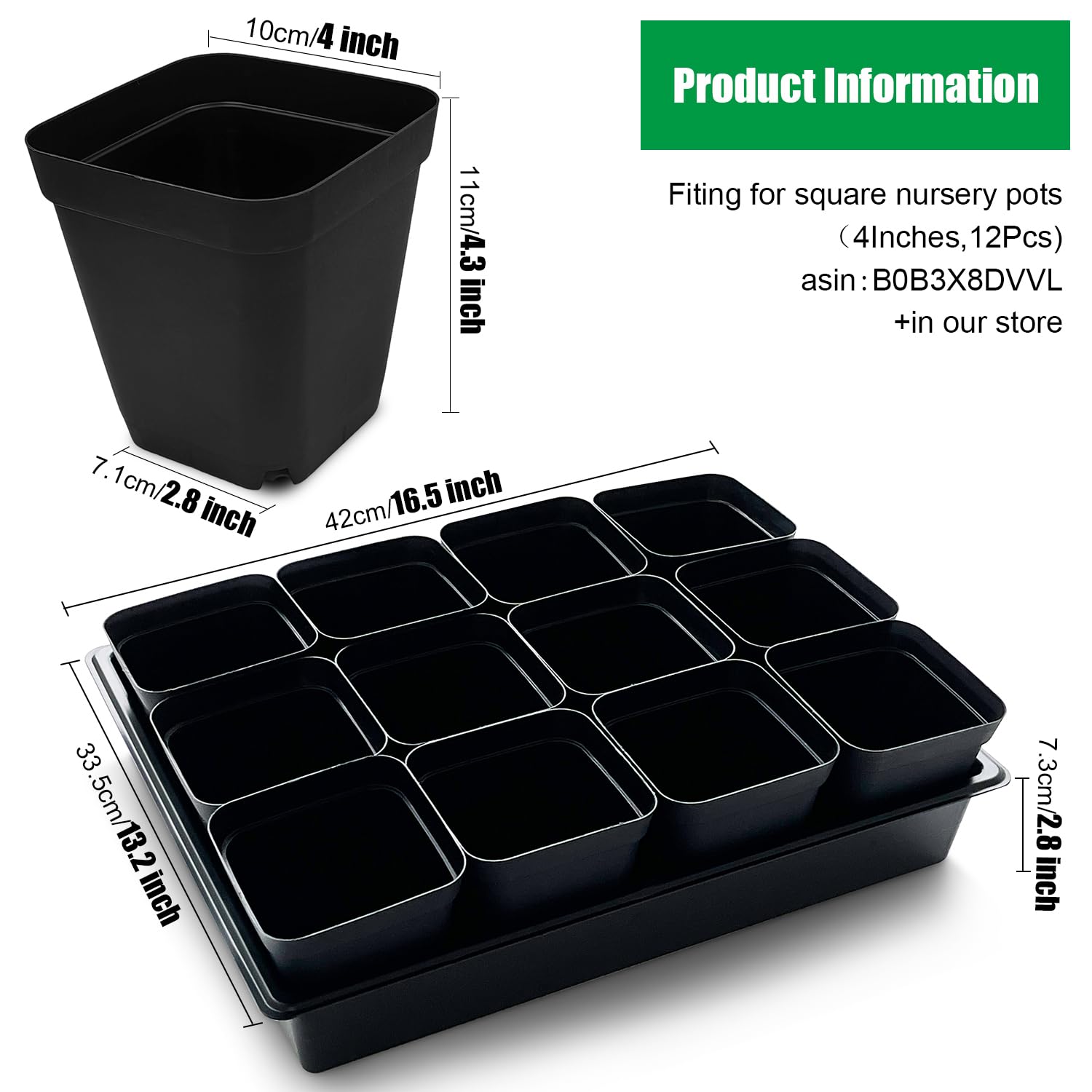 RooTrimmer versatile nursery tray for hydroponics, soil mixing, and small plant starts.