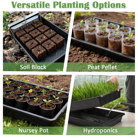 rootrimmer versatile tray for soil and hydroponic setups.