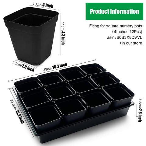 RooTrimmer indoor-outdoor plant trays simplify seedling organization.