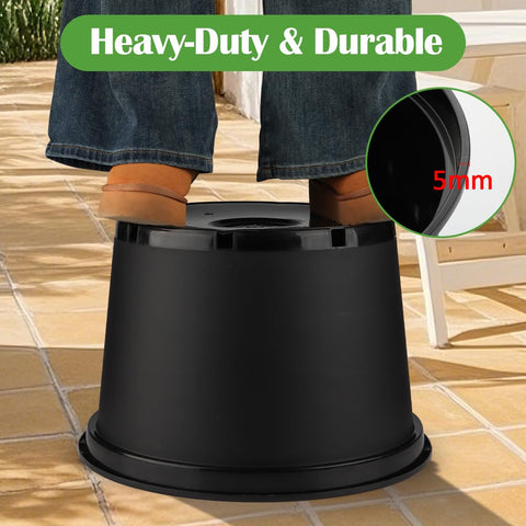 RooTrimmer large 10-gallon capacity ideal for tomatoes shrubs and small trees.