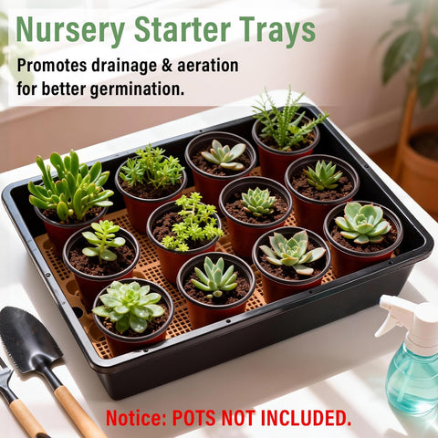 Large propagation kit suitable for seeds, microgreens, and cuttings