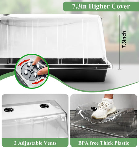 RooTrimmer lights with timer automate daily light cycles.