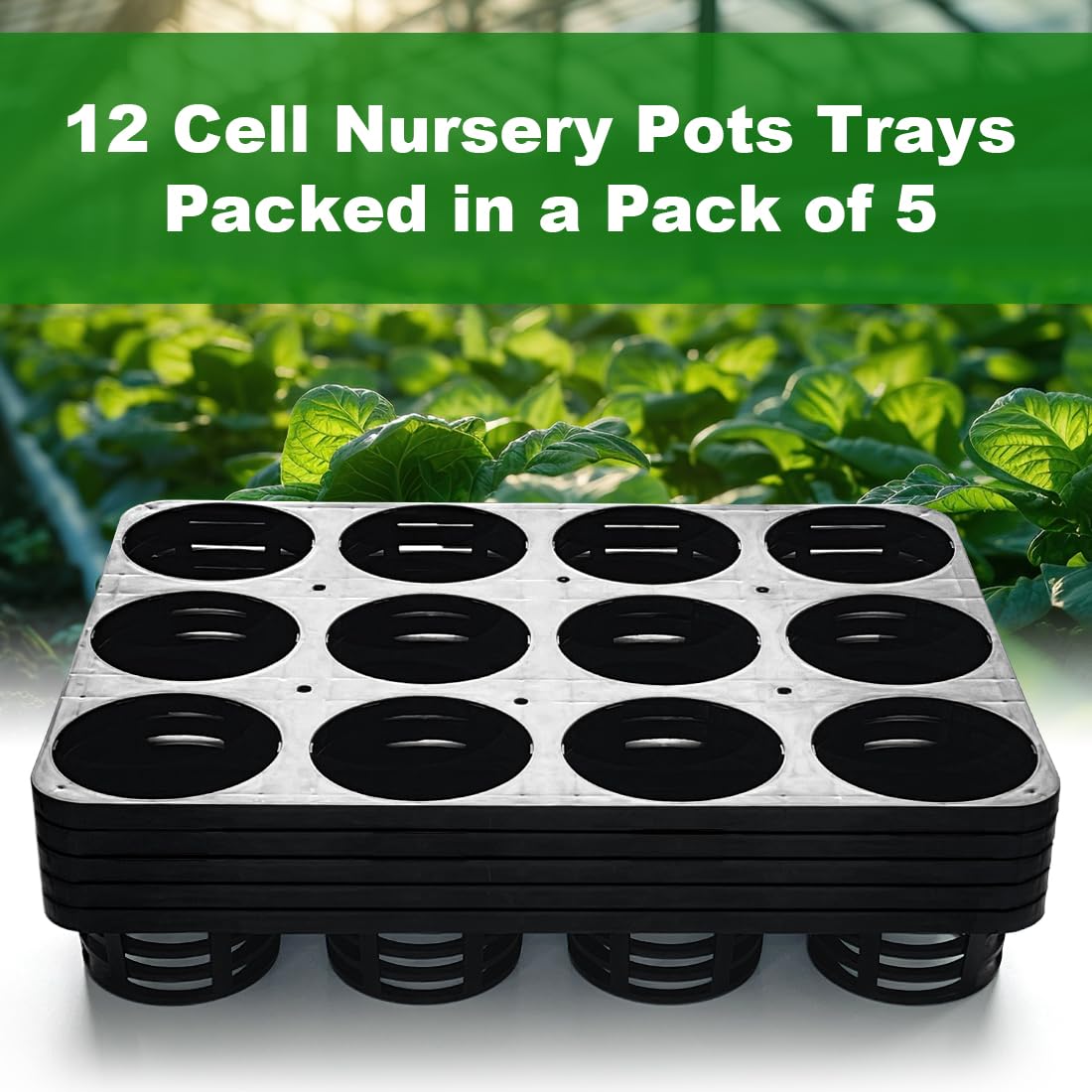 RooTrimmer lightweight durable plastic tray for years of reuse