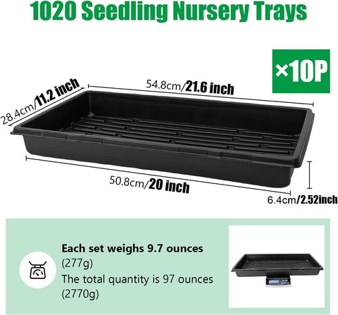 rootrimmer 1020 tray set ideal for microgreen growers.