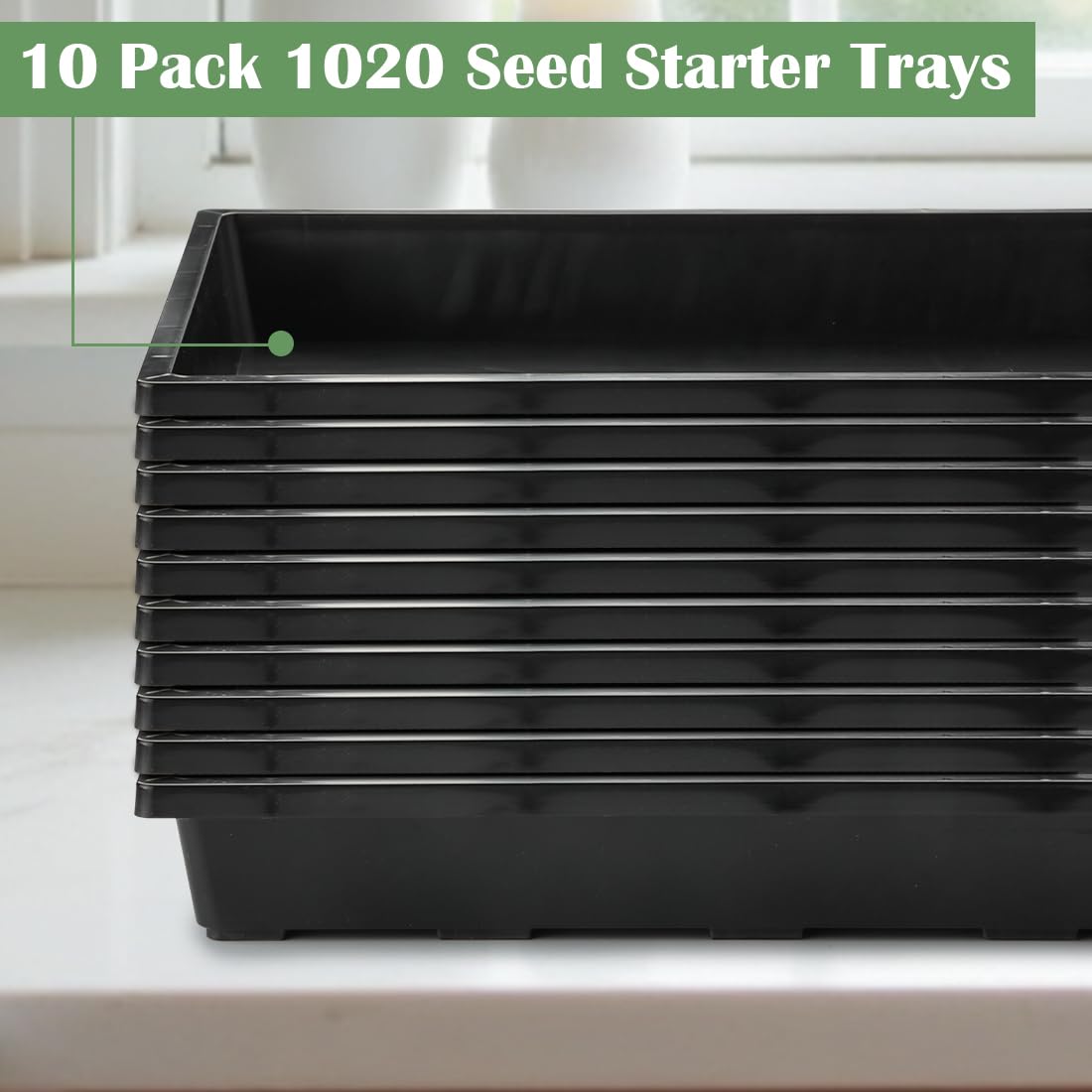 RooTrimmer microgreens tray setup supports neat indoor harvests.