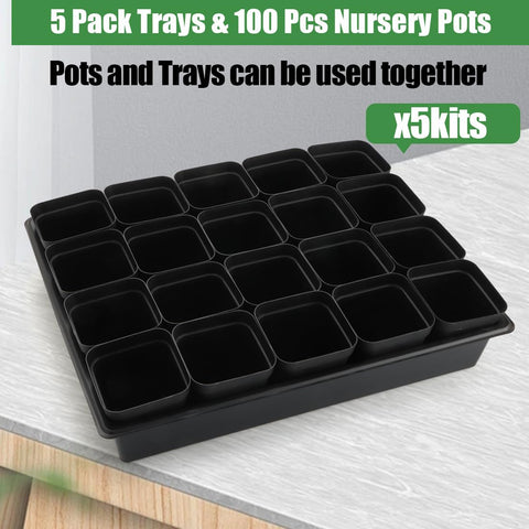 RooTrimmer nonporous tray design helps contain nutrients efficiently