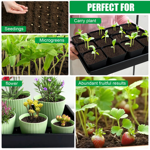 RooTrimmer nursery tray supports hydroponics and soil mixing.