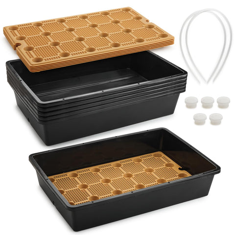RooTrimmer nursery pots trays with mesh set for efficient drainage