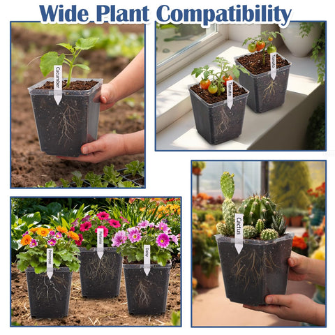 RooTrimmer pots are ideal for tomatoes, peppers, cucumbers, and herbs.