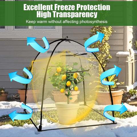 RooTrimmer animal barrier protects fruits and vegetables from intruders.