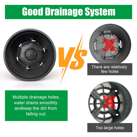 RooTrimmer pot features reinforced rim for durability and easy handling