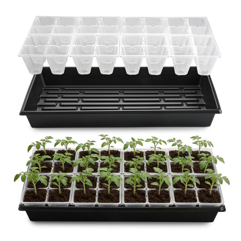 RooTrimmer thick, durable plastic trays are reusable season after season.
