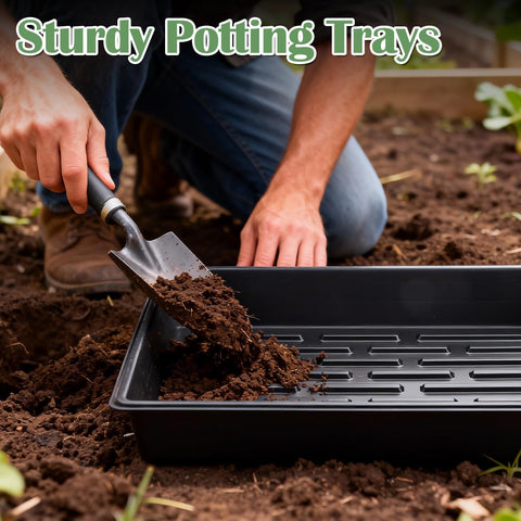 RooTrimmer reusable gardening tool supports long-lasting seed trays.
